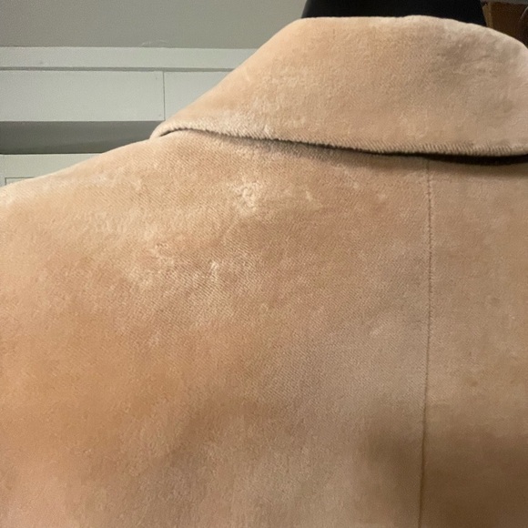 New with Flaw: Frame Peach Velvet Blazer Size 6 - Picture 15 of 16